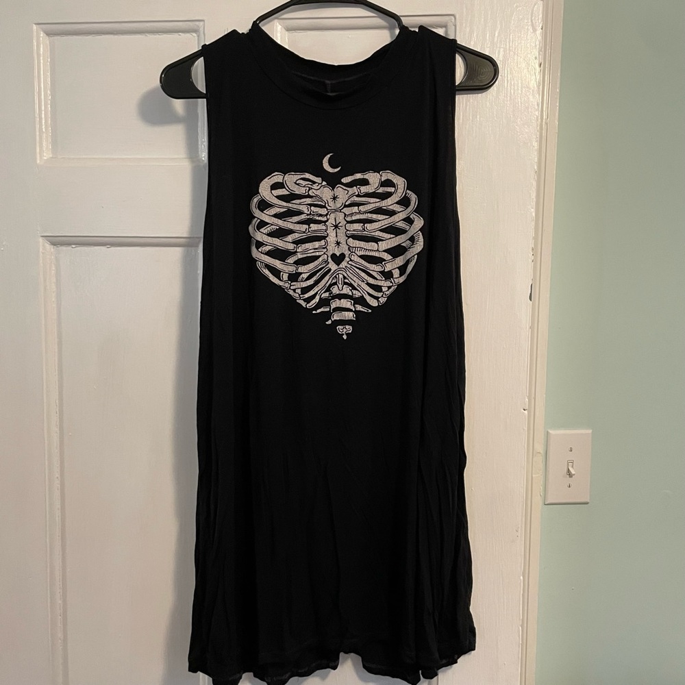 ModCloth Skeleton Halloween Tunic